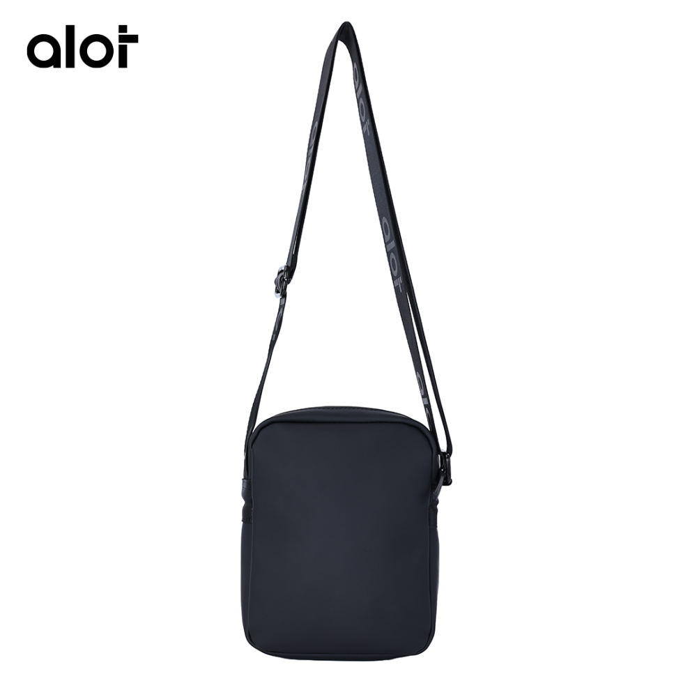 ألوت حقيبة Crossbody جلد -رمادي -ازرق 5
