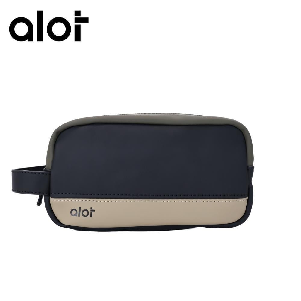 ALOT Leather handbag — Green & Beige 5