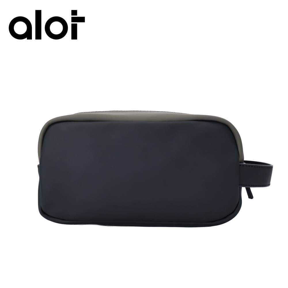 ALOT Leather handbag — Green & Beige 7