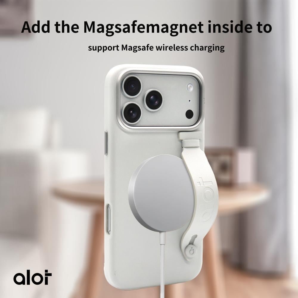 ALOT Noble I Series case for iPhone 17 Pro — Silver 5