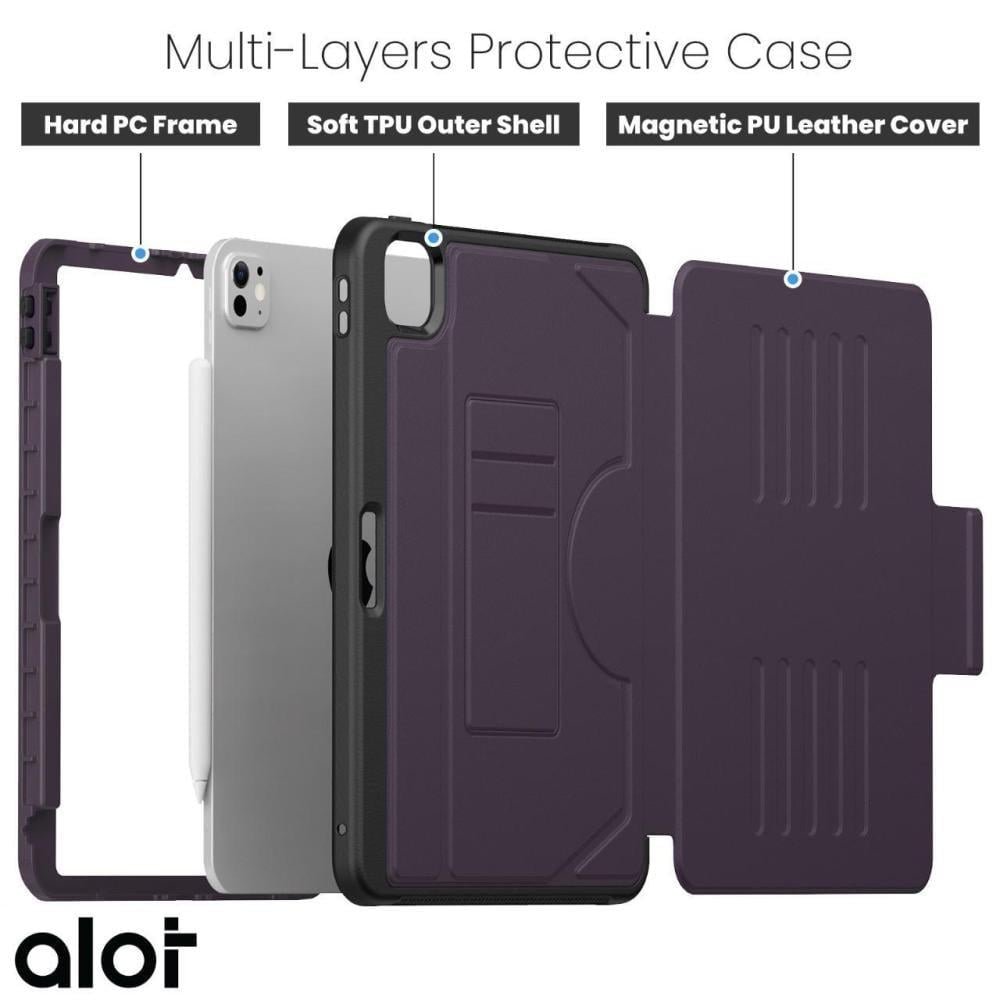 ألوت كفر ايباد حماية Protective case لجهاز ايباد 11 برو - بنفسجي 6