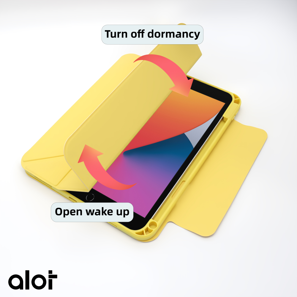 ألوت كفر ايباد Flex Fold لجهاز 10.9 انش - اصفر 5