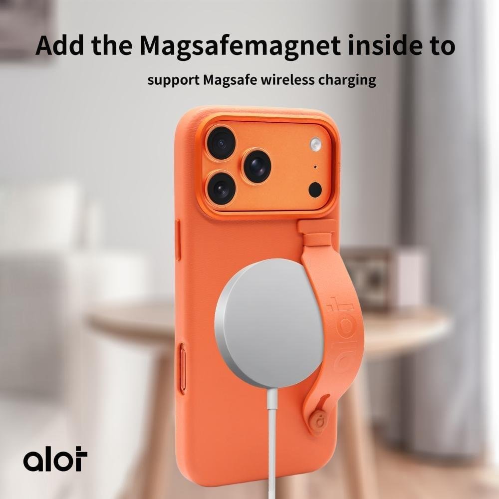 ALOT Noble I Series case for iPhone 17 Pro Max — Orange 6