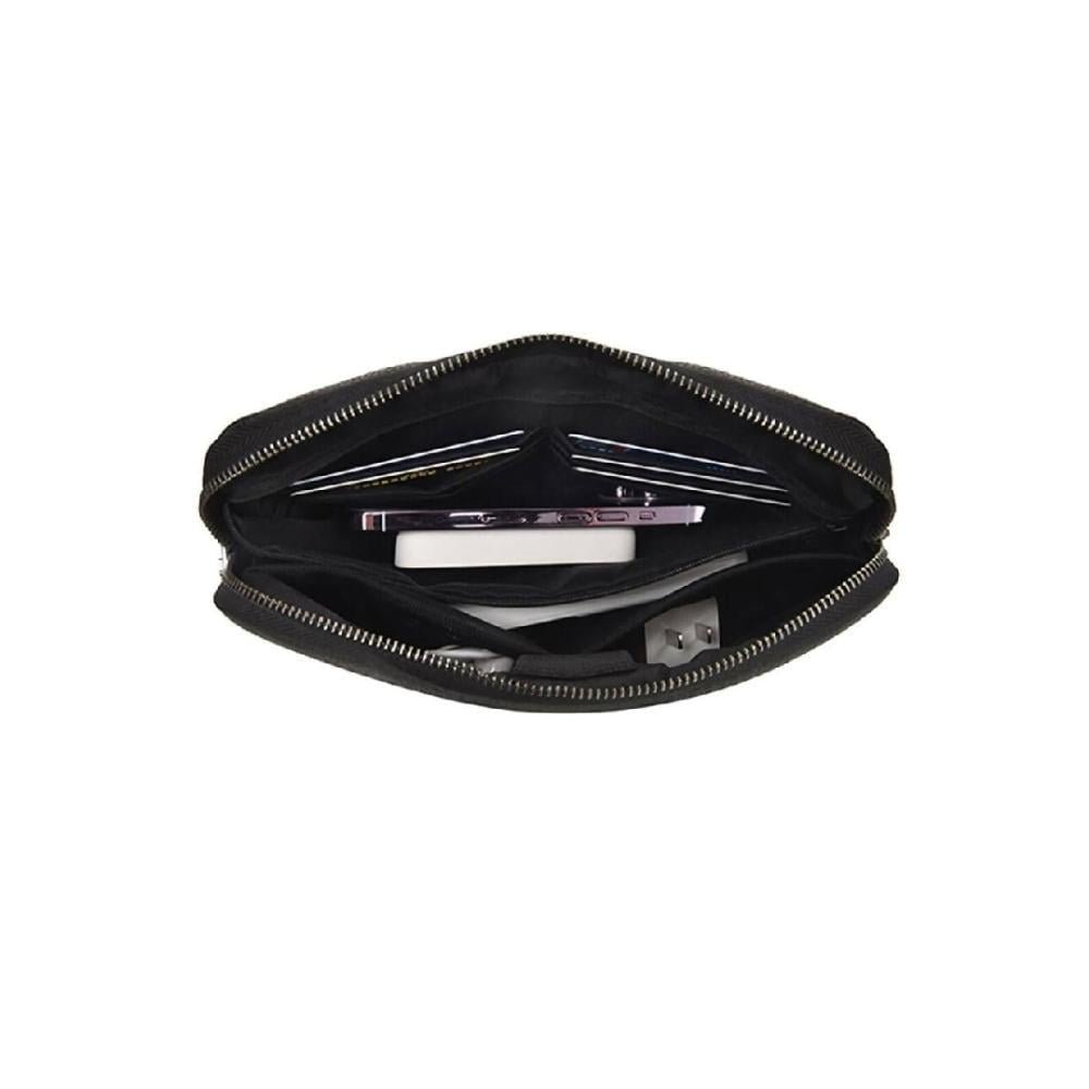 حقيبة ألوت Sovereign Pouch بقفل بصمة – جلد صناعي مقاوم للماء [اسود] 2