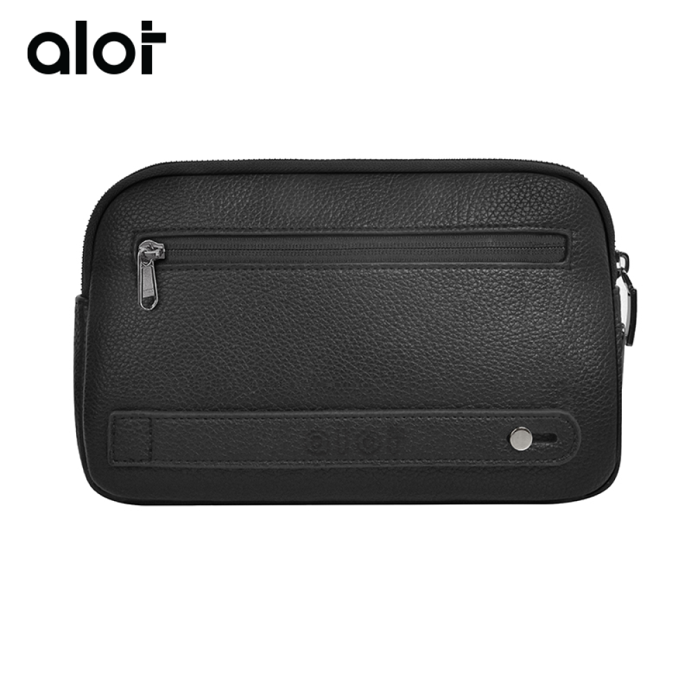حقيبة ألوت Sovereign Pouch بقفل بصمة – جلد صناعي مقاوم للماء [اسود] 4