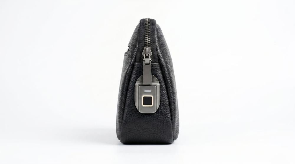 حقيبة ألوت Sovereign Pouch بقفل بصمة – جلد صناعي مقاوم للماء [اسود] 5