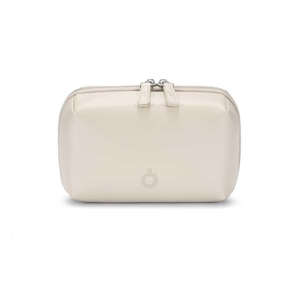 حقيبة ألوت Premium Leather Handbag من الجلد الفاخر متعددة الجيوب – سعة 1 لتر – بيج
